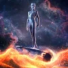 Fantastic Four Estatua 1/10 Art Scale Silver Surfer 27 cm