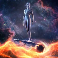 Fantastic Four Estatua 1/10 Art Scale Silver Surfer 27 cm
