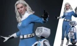 Fantastic Four First Steps Figura Movie Masterpiece 1/6 Invisible Woman and Herbie Deluxe Version