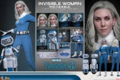 Fantastic Four First Steps Figura Movie Masterpiece 1/6 Invisible Woman and Herbie Deluxe Version