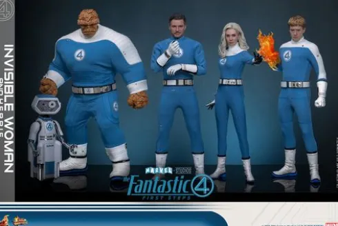 Fantastic Four First Steps Figura Movie Masterpiece 1/6 Invisible Woman and Herbie Deluxe Version
