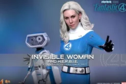 Fantastic Four First Steps Figura Movie Masterpiece 1/6 Invisible Woman and Herbie Deluxe Version