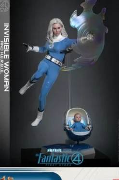 Fantastic Four First Steps Figura Movie Masterpiece 1/6 Invisible Woman and Herbie Deluxe Version
