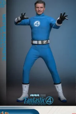 Fantastic Four First Steps Figura Movie Masterpiece 1/6 Mr Fantastic and Herbie Deluxe Version