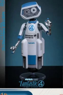 Fantastic Four First Steps Figura Movie Masterpiece 1/6 Mr Fantastic and Herbie Deluxe Version