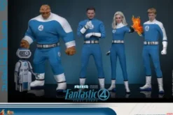 Fantastic Four First Steps Figura Movie Masterpiece 1/6 Mr Fantastic and Herbie Deluxe Version