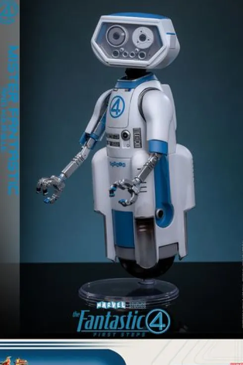 Fantastic Four First Steps Figura Movie Masterpiece 1/6 Mr Fantastic and Herbie Deluxe Version