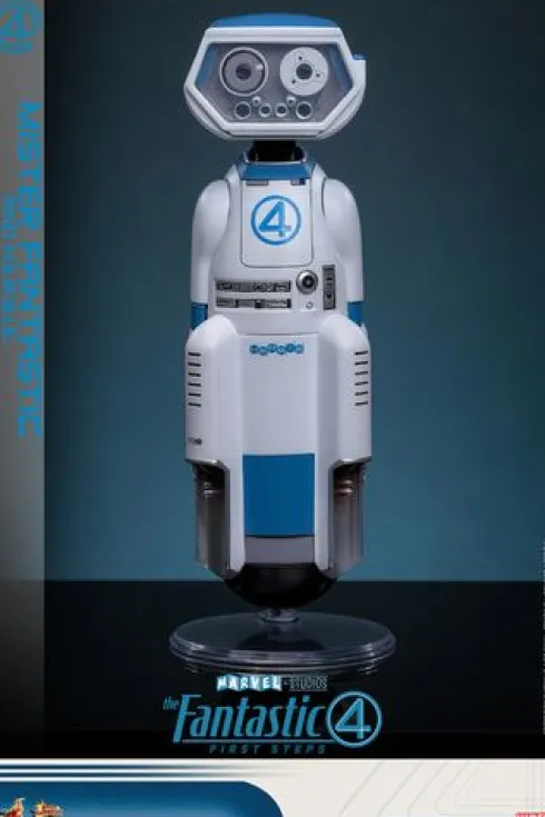 Fantastic Four First Steps Figura Movie Masterpiece 1/6 Mr Fantastic and Herbie Deluxe Version