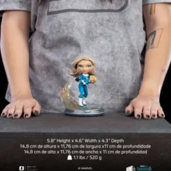 Fantastic Four Minifigura Mini Co. PVC Invisible Woman and Franklin 15 cm