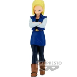 Figura Android 18 Solid Edge Work Dragon Ball Z 17cm