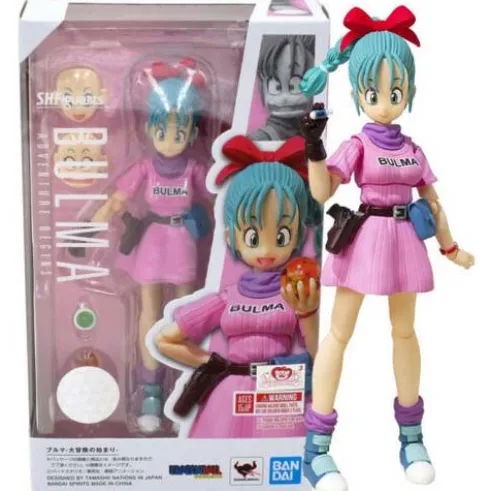 Figura Bulma 14 cm Dragon Ball Z Bandai re run S.H. Figuarts