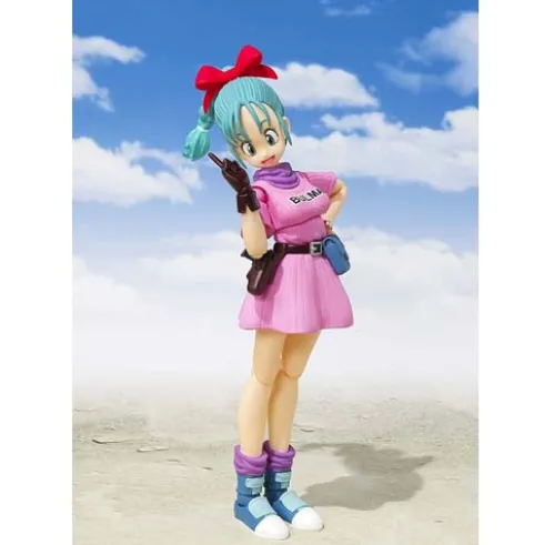 Figura Bulma 14 cm Dragon Ball Z Bandai re run S.H. Figuarts