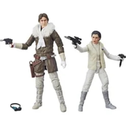 Figura Leia y Han Solo Hoth Black Series Convention Exclusive 15 cm