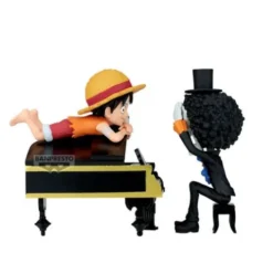 Figura Luffy & Brook Word Collectable Stories One Piece 8cm