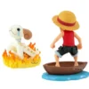 Figura Luffy & Going Merry Log Stories One Piece 8cm