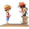 Figura Monkey D Luffy & Portgas D Ace World Collectable Log Stories One Piece 8cm