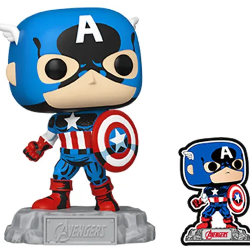 Figura POP Marvel Los Vengadores Avengers Captain America Exclusive