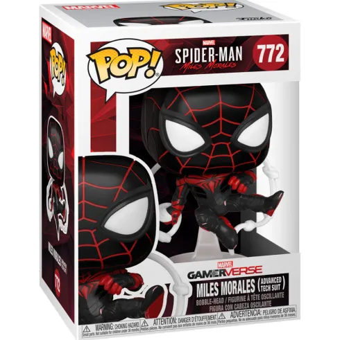 Figura POP Marvel Spiderman Miles Morales Advanced Tech Suit