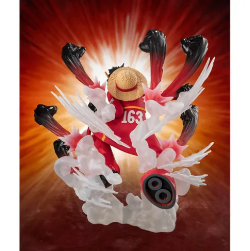Figura S.H. Figuarts Zero Monkey D Luffy Gum Gum Hawk Gatling Extra Battle One Piece 18cm