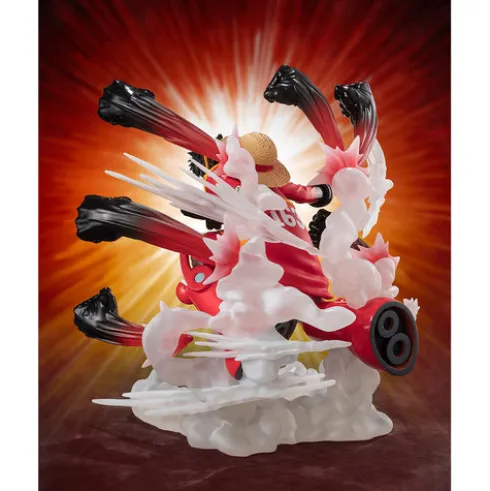 Figura S.H. Figuarts Zero Monkey D Luffy Gum Gum Hawk Gatling Extra Battle One Piece 18cm
