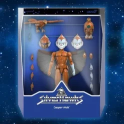Figura SilverHawks Ultimates Wave 2 Copper Kidd (Precisión de dibujos animados) 18 cm