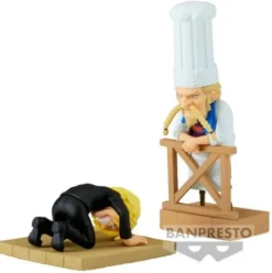 Figura world collectable Sanji & Zeff 2 WCF Log Series One Piece 8cm