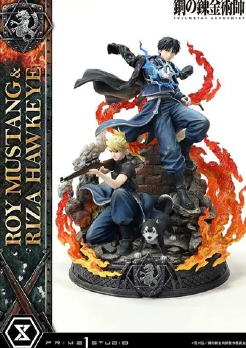 Fullmetal Alchemist Estatua Concept Masterline 1/6 Roy Mustang & Riza Hawkeye Regular Version 50 cm