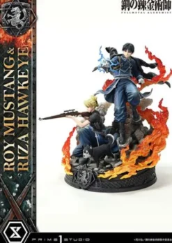 Fullmetal Alchemist Estatua Concept Masterline 1/6 Roy Mustang & Riza Hawkeye Regular Version 50 cm