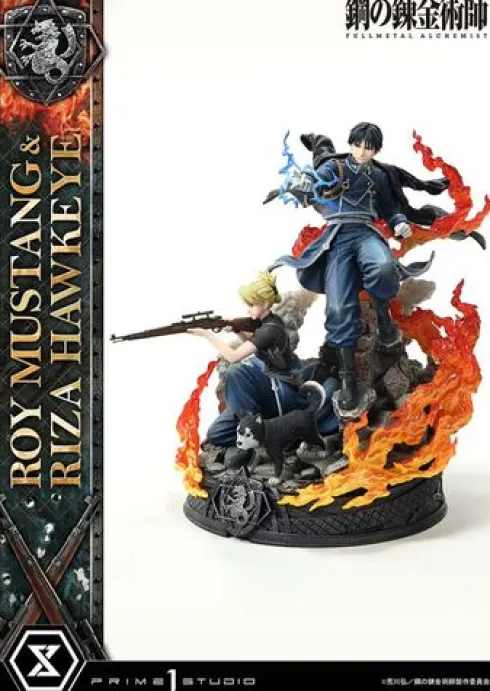 Fullmetal Alchemist Estatua Concept Masterline 1/6 Roy Mustang & Riza Hawkeye Regular Version 50 cm
