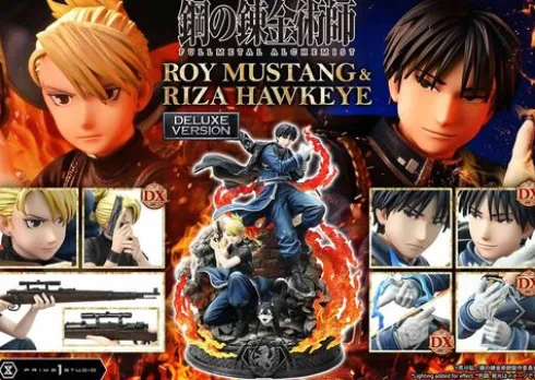 Fullmetal Alchemist Estatua Concept Masterline 1/6 Roy Mustang & Riza Hawkeye Deluxe Version 50 cm