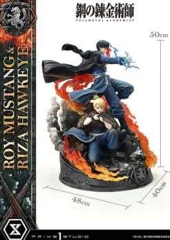 Fullmetal Alchemist Estatua Concept Masterline 1/6 Roy Mustang & Riza Hawkeye Deluxe Version 50 cm