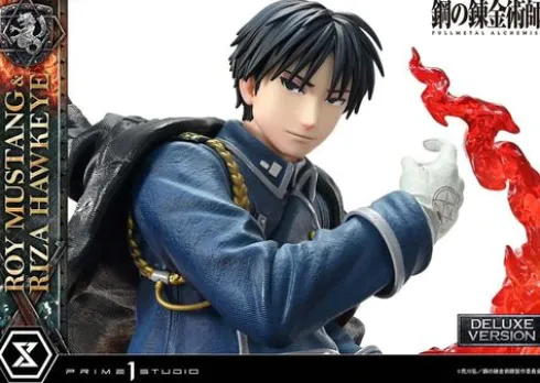 Fullmetal Alchemist Estatua Concept Masterline 1/6 Roy Mustang & Riza Hawkeye Deluxe Version 50 cm