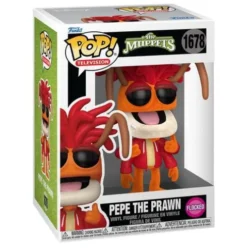 Funko Pop! The Muppets Pepe the Prawn (Flocked)