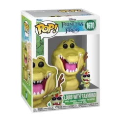 Funko Pop! Tiana y el sapo Louis w/Raymond