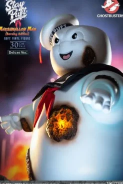 Ghostbusters Estatua Soft Vinyl Stay Puft Marshmallow Man Burnign Edition Deluxe Version 30 cm