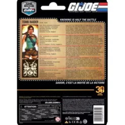 G.I. Joe Classified Series Retro Cardback Collaborative Lara Croft TOMB RAIDER