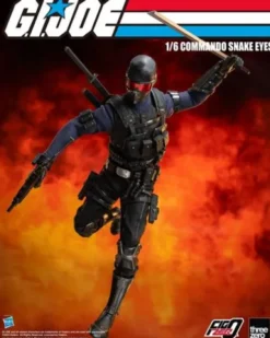 G.I. Joe Figura FigZero 1/6 Commando Snake Eyes 30 cm