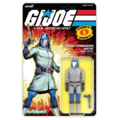 GI Joe Figura ReAction+ Wave 3 Arctic Cobra Commander (Cartoon) 10 cm