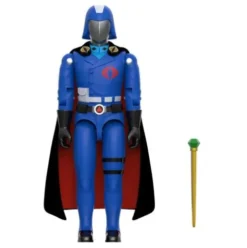 GI Joe Figura ReAction+ Wave 06 Cobra Commander (Movie, Black Cape) 10 cm