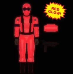 GI Joe Figura ReAction+ Wave 06 Snake Eyes (Red Glow, Crystal Poison) 10 cm