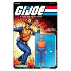 GI Joe Figura ReAction+ Wave 3 Wild Bill (Cartoon) 10 cm
