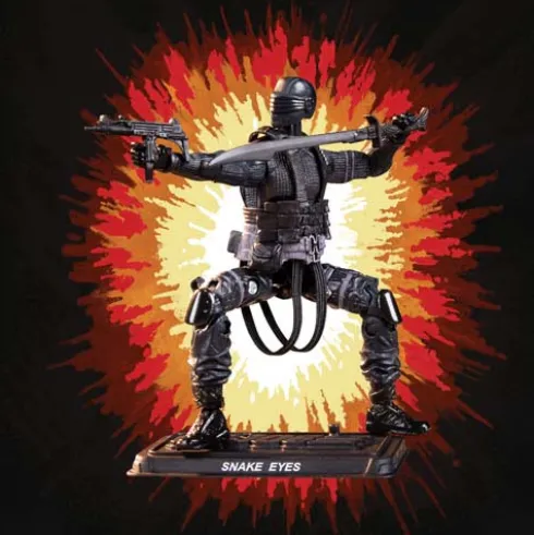 GI Joe Figura Retro Collection Snake Eyes Hasbro