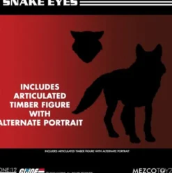 G.I. Joe Figura 1/12 Snake Eyes Deluxe Edition 17 cm