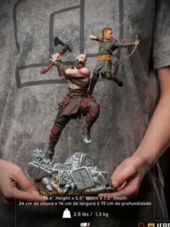 God of War Estatua 1/10 BDS Art Scale Kratos & Atreus 34 cm