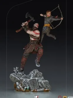 God of War Estatua 1/10 BDS Art Scale Kratos & Atreus 34 cm