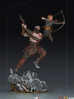 God of War Estatua 1/10 BDS Art Scale Kratos & Atreus 34 cm