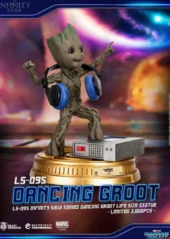 Guardianes de la Galaxia 2 Estatua tamaño real Dancing Groot Exclusive 32 cm