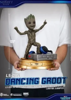 Guardianes de la Galaxia 2 Estatua tamaño real Dancing Groot Exclusive 32 cm