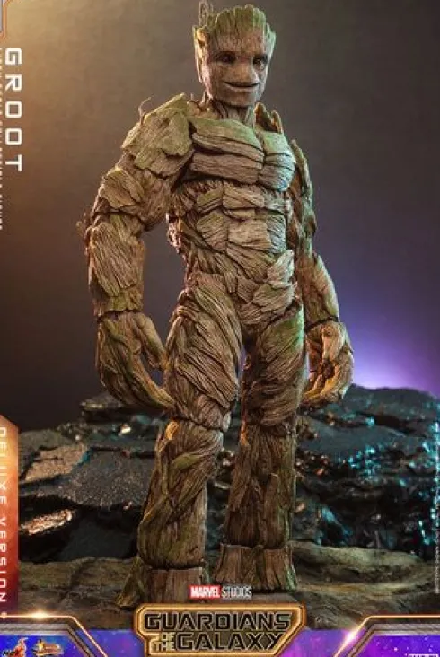 Guardianes de la Galaxia vol. 3 Figura Movie Masterpiece 1/6 Groot (Deluxe Version) 32 cm