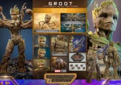 Guardianes de la Galaxia vol. 3 Figura Movie Masterpiece 1/6 Groot (Deluxe Version) 32 cm